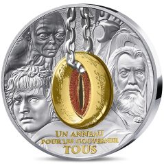 Francia 2026 20€ Señor de los Anillos. El Anillo Único. Onza Plata  - 1