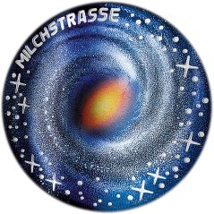 moneda Austria 20 Euros 2021 Vía Láctea. The Milky Way. Plata  - 1