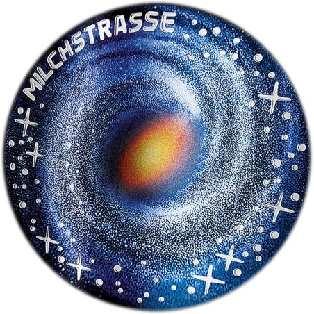 moneda Austria 20 Euros 2021 Vía Láctea. The Milky Way. Plata  - 1
