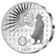 Francia 20€ 2021 Napoleón. Bicentenario de su muerte. Onza de Plata.