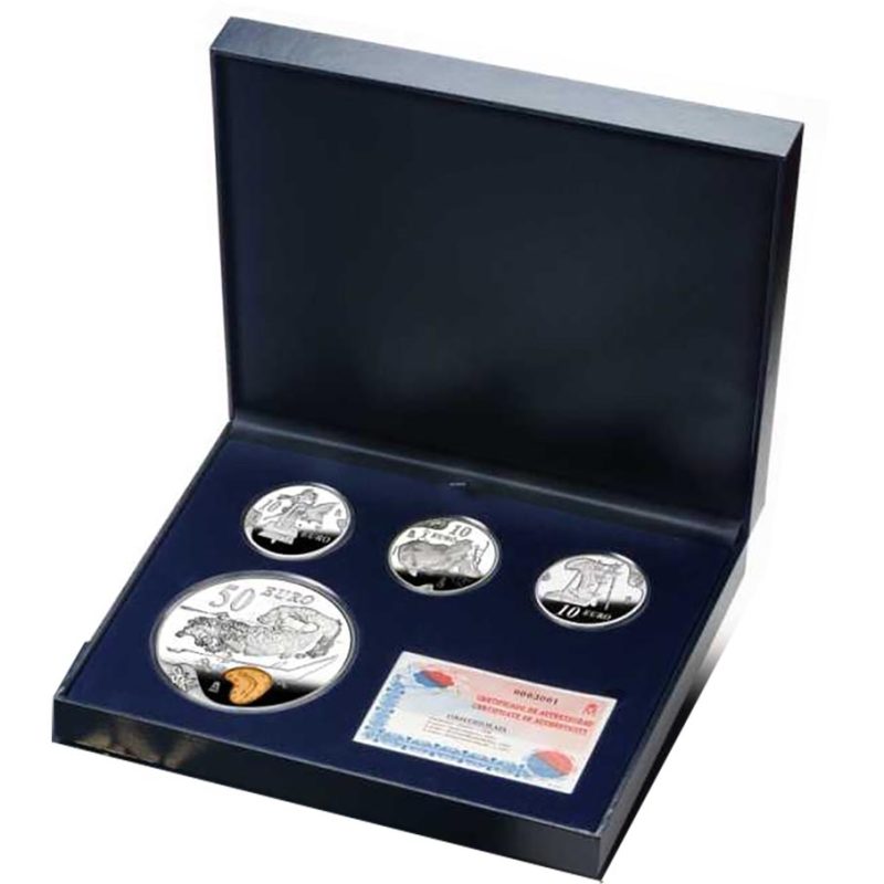 Monedas 2004 Salvador Dalí. FNMT Serie Completa Plata. - 1 Monedas 2004 Salvador Dalí. FNMT Serie Completa Plata. - 1