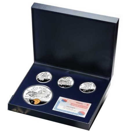 Monedas 2004 Salvador Dalí. FNMT Serie Completa Plata.  - 1