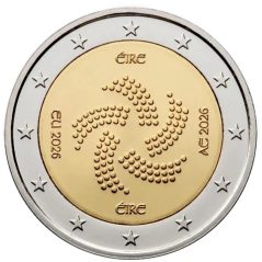 moneda conmemorativa 2 euros Irlanda 2026 Presidencia UE  - 1