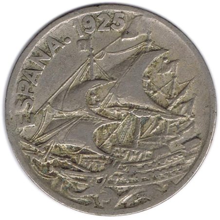Moneda 25 céntimos 1925 Alfonso XIII. MBC  - 2