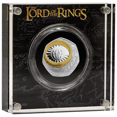 Moneda de plata 50 Pounds Inglaterra 2026 El Señor de los Anillos. Proof.  - 1