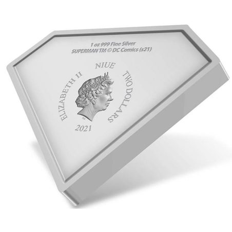 Moneda onza de plata 2$ Niue 2021 Superman.