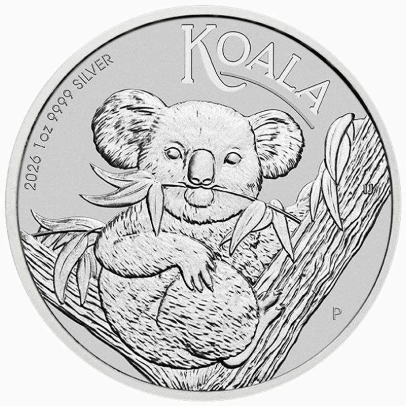 Moneda onza de plata 1$ Australia Koala 2026. - 1 Moneda onza de plata 1$ Australia Koala 2026. - 1