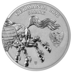 Moneda onza de plata Alemania 5 Mark 2026 Sleipnir