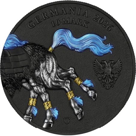 Moneda 2 onzas de plata Alemania 10 Mark 2026 Sleipnir
