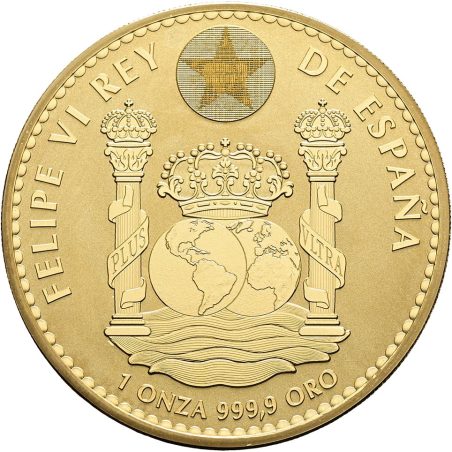 Moneda 2026 Onza de oro 1.5€ Cerdo Ibérico.