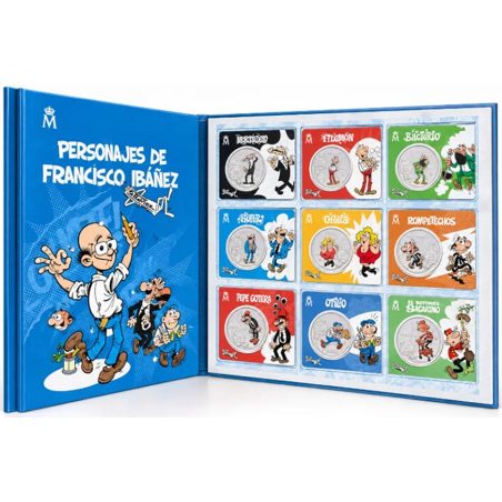 Monedas 2026 Francisco Ibañez. Colección completa.  - 1