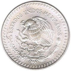 Moneda onza de plata Mexico 1988 Libertad.