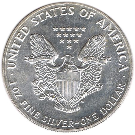 Moneda onza de plata 1$ Estados Unidos Liberty 1987.