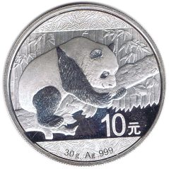 Moneda de plata 10 yuan China Oso Panda 2016  - 1