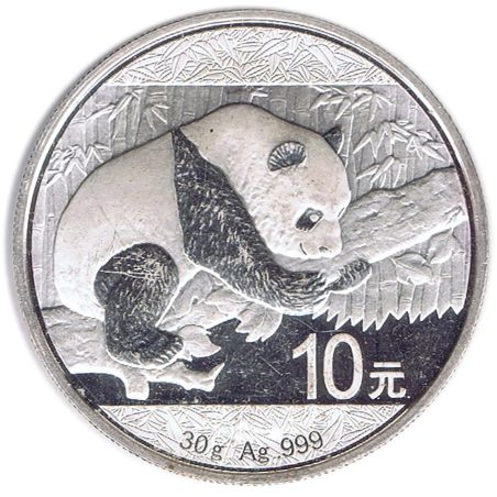 Moneda de plata 10 yuan China Oso Panda 2016  - 1