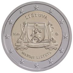 moneda conmemorativa 2 euros Lituania 2025 Mazoji.  - 1