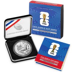 Moneda de Plata Estados Unidos 1$ FIFA WORLD CUP 2026. Proof  - 1