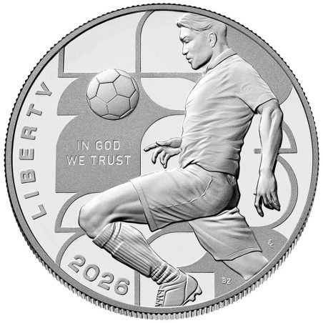 Moneda de Plata Estados Unidos 1$ FIFA WORLD CUP 2026. Proof