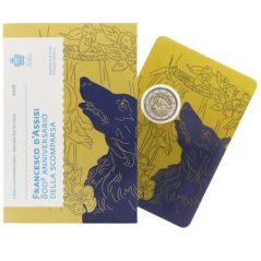 moneda conmemorativa 2 euros San Marino 2026 San Francisco de Asis