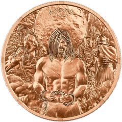 Moneda onza de cobre Alemania 1 Mark 2026 Bodvar.  - 1