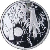 moneda Alemania 10 Euros 2003 D. Deutsches Museo