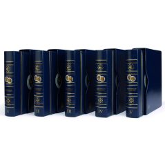 LEUCHTTURM OPTIMA Set 6 Albumes preimpresos monedas 2€.  - 1