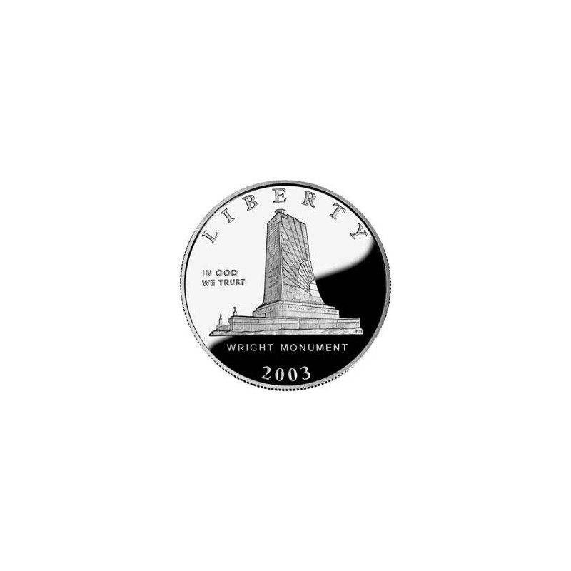 Moneda de Plata Estados Unidos 1/2$ Monumento 2003. Proof.