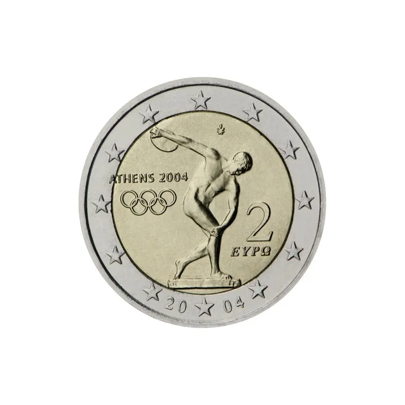 moneda conmemorativa 2 euros Grecia 2004 (JJOO).