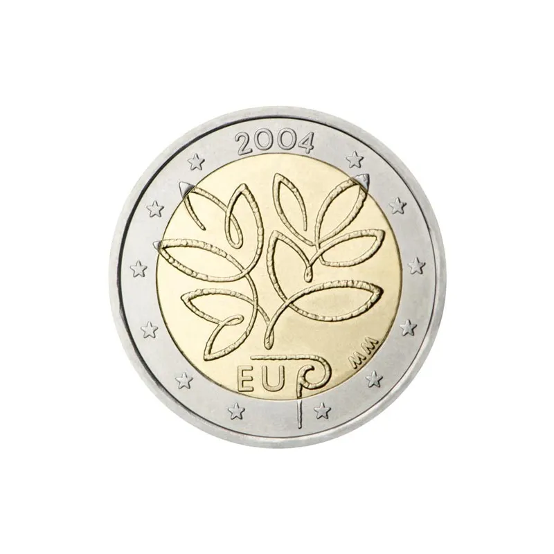 moneda conmemorativa 2 euros Finlandia 2004.