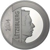 Luxemburgo 25 euros 2004 Elecciones al Parlamento. Plata.