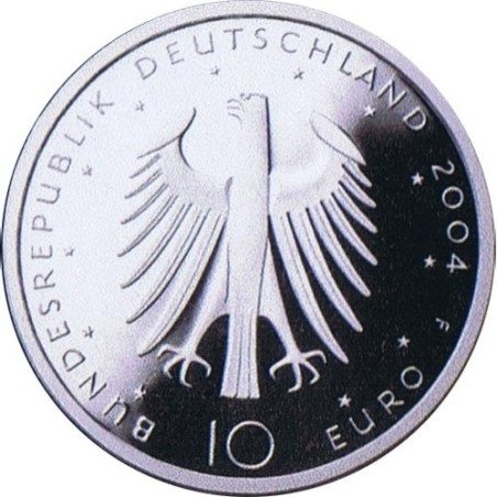 moneda Alemania 10 Euros 2004 F. Eduard Mörike.