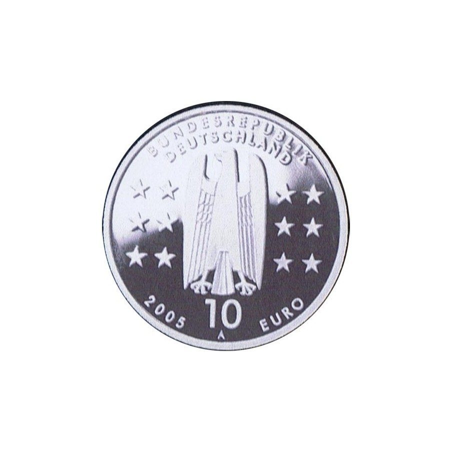 moneda Alemania 10 Euros 2005 A. Magdeburgo. Proof.