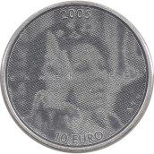 Holanda 10 Euros 2005 (holograma Beatrix)