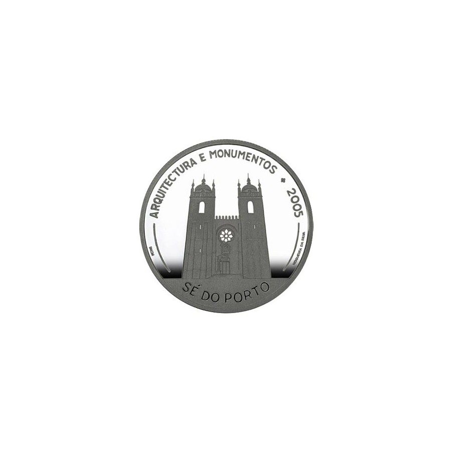 Portugal 10 Euros 2005 VI serie Iberoamericana Arquitectura. Plata