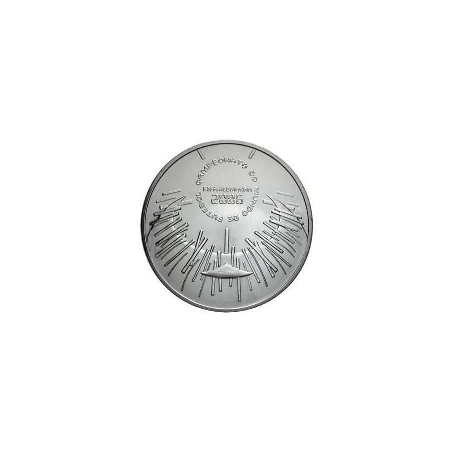 Portugal 10 Euros 2006 Mundial Futbol FIFA Alemania. Plata.