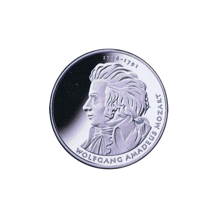 moneda Alemania 10 Euros 2006 D. Mozart.