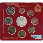 Cartera oficial euroset San Marino 2006 + 5€ (plata)