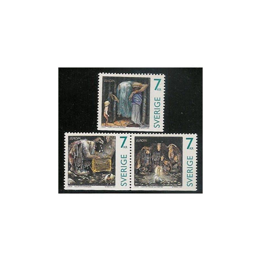 Europa 1997 Suecia (sellos)
