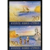 Europa 2004 Chipre (sello carnet)
