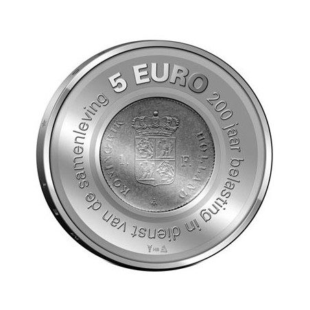 Holanda 5 Euros 2006 200º Aniversario Administración Tributaria.