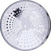 moneda Alemania 10 Euros 2007 F. Tratado de Roma.