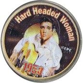 Moneda E.E.U.U. 1/4$ 2002 Elvis 1958 Hard Headed Woman