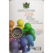moneda conmemorativa 2 euros San Marino 2008. Est. Oficial