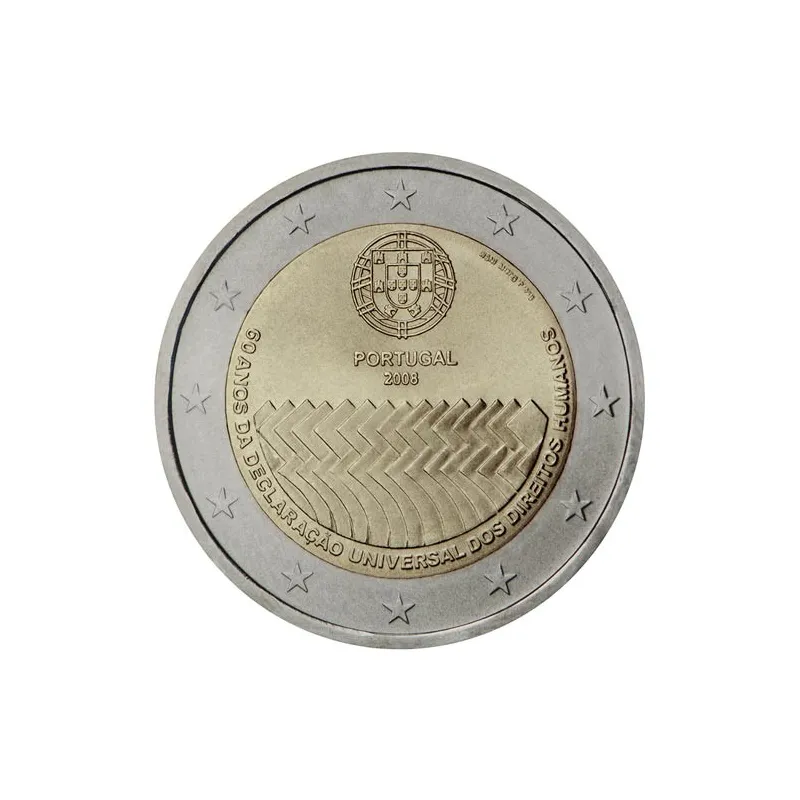 moneda conmemorativa 2 euros Portugal 2008.