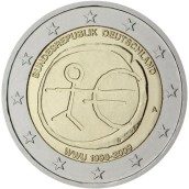 moneda Alemania 2 euros  2009 "10 Años de la EMU" (5 cecas)