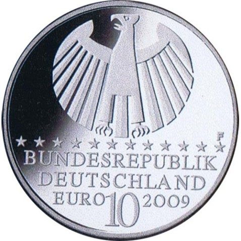 moneda Alemania 10 Euros 2009 F. Kepler.