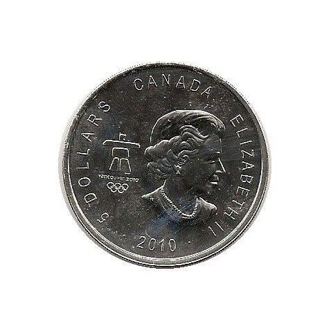 Canada 5$ (2010) Vancouver 2010 - Plata