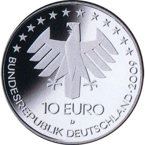 moneda Alemania 10 Euros 2009 D. Aviación.