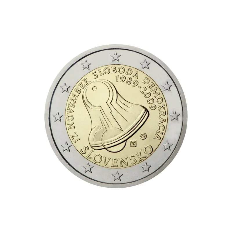 moneda conmemorativa 2 euros Eslovaquia 2009.