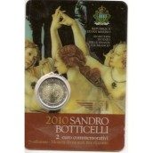 moneda conmemorativa 2 euros San Marino 2010 Botticelli